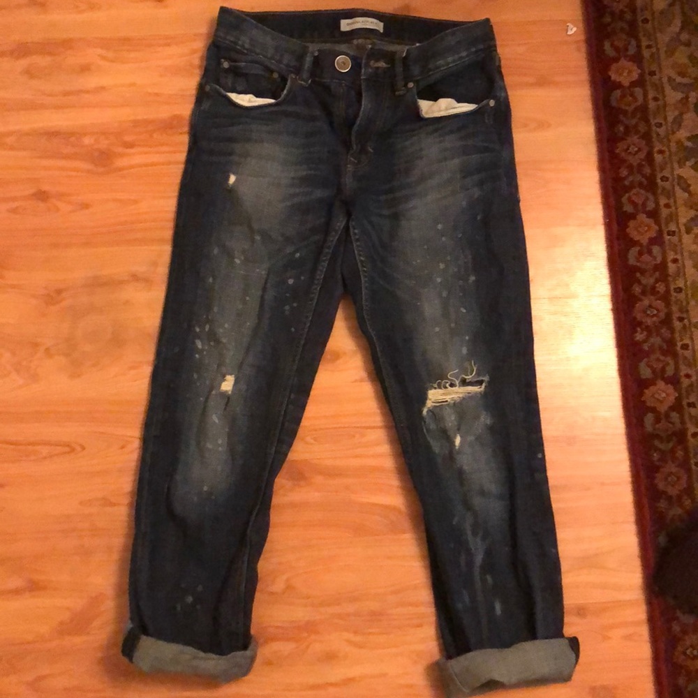 Banana Republic boyfriend jeans like new!